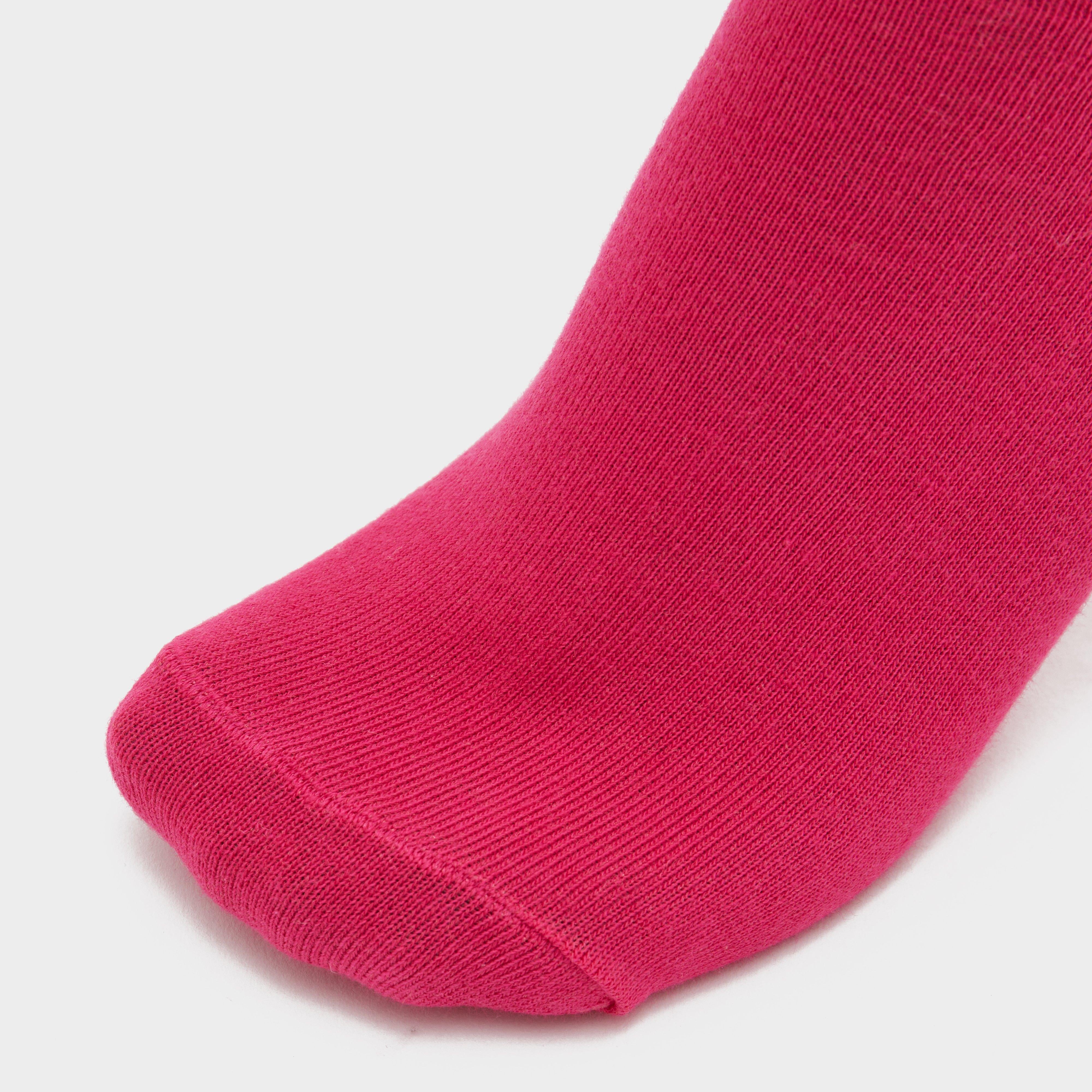 Adults Argyle Cotton Socks Pink