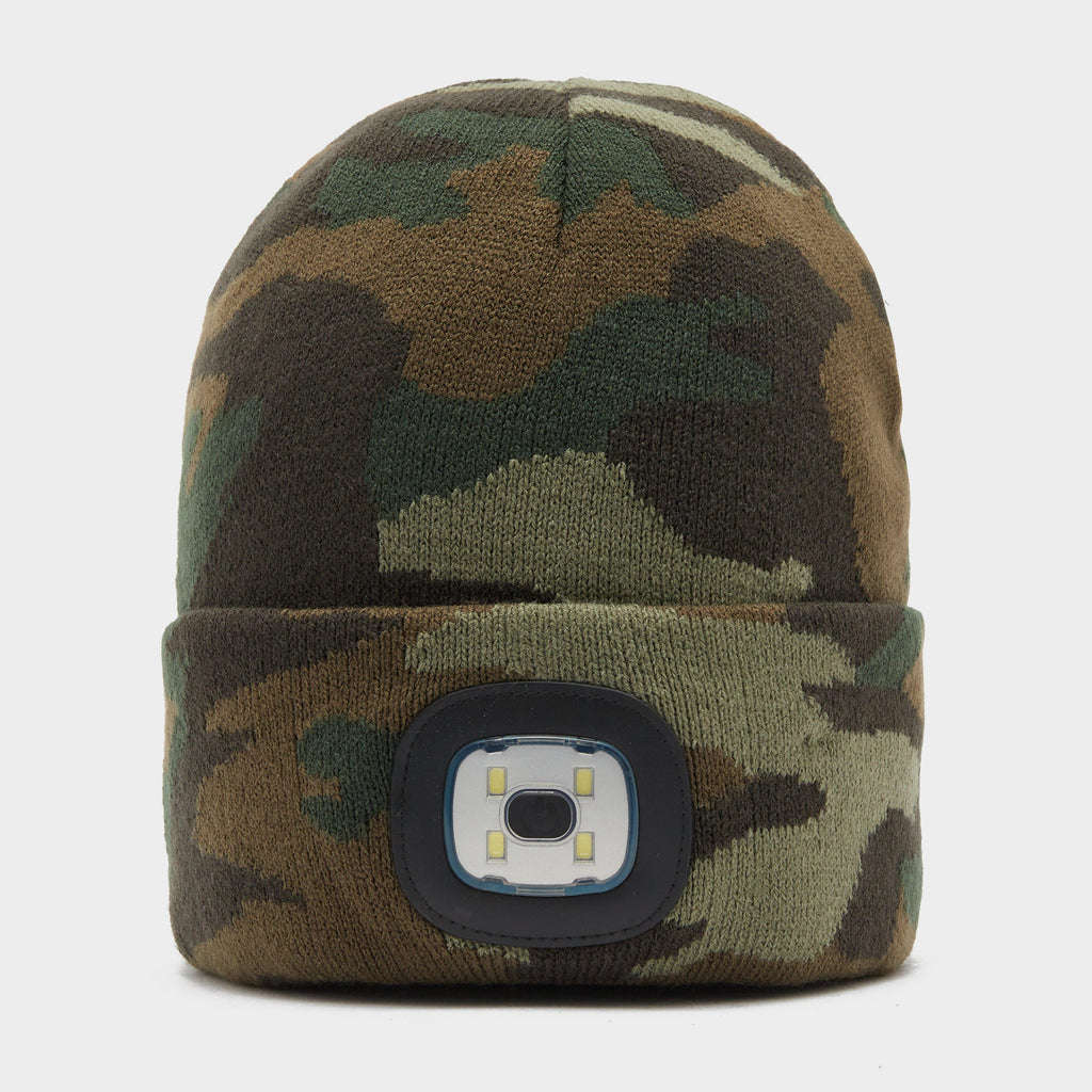 Mens Vision LED Beanie Hat Camo
