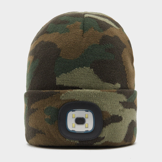 Mens Vision LED Beanie Hat Camo