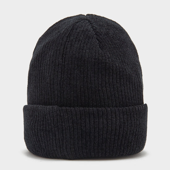 Womens Chenille Thermal Hat Black
