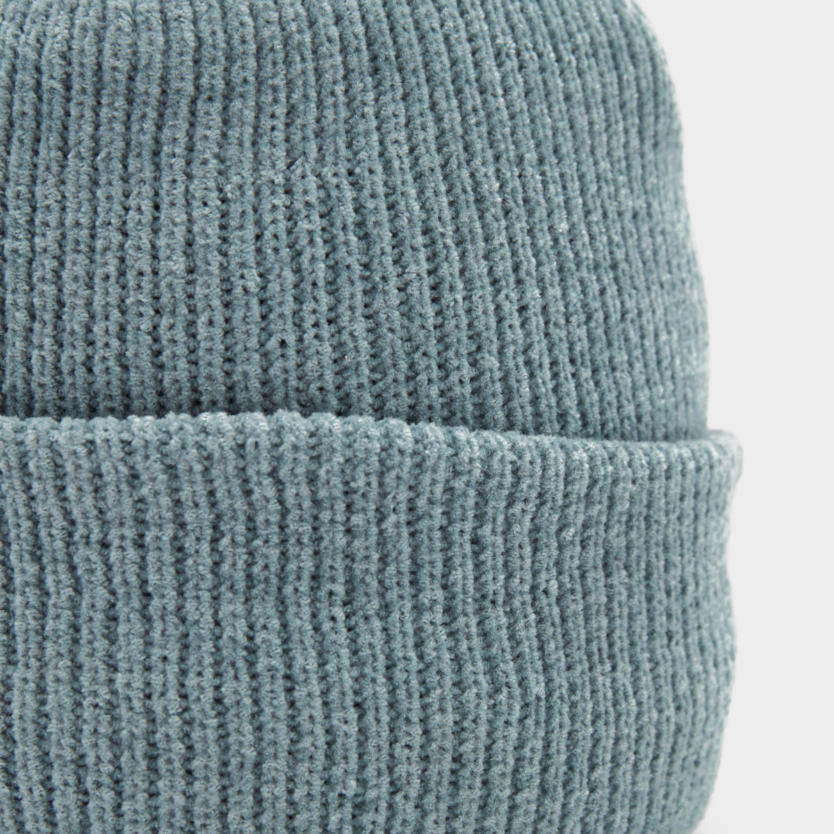 Womens Chenille Thermal Hat Grey