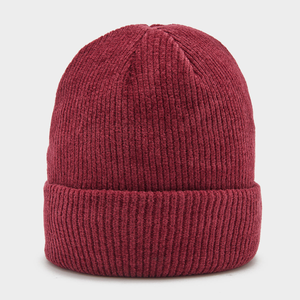 Womens Chenille Thermal Hat Burgundy