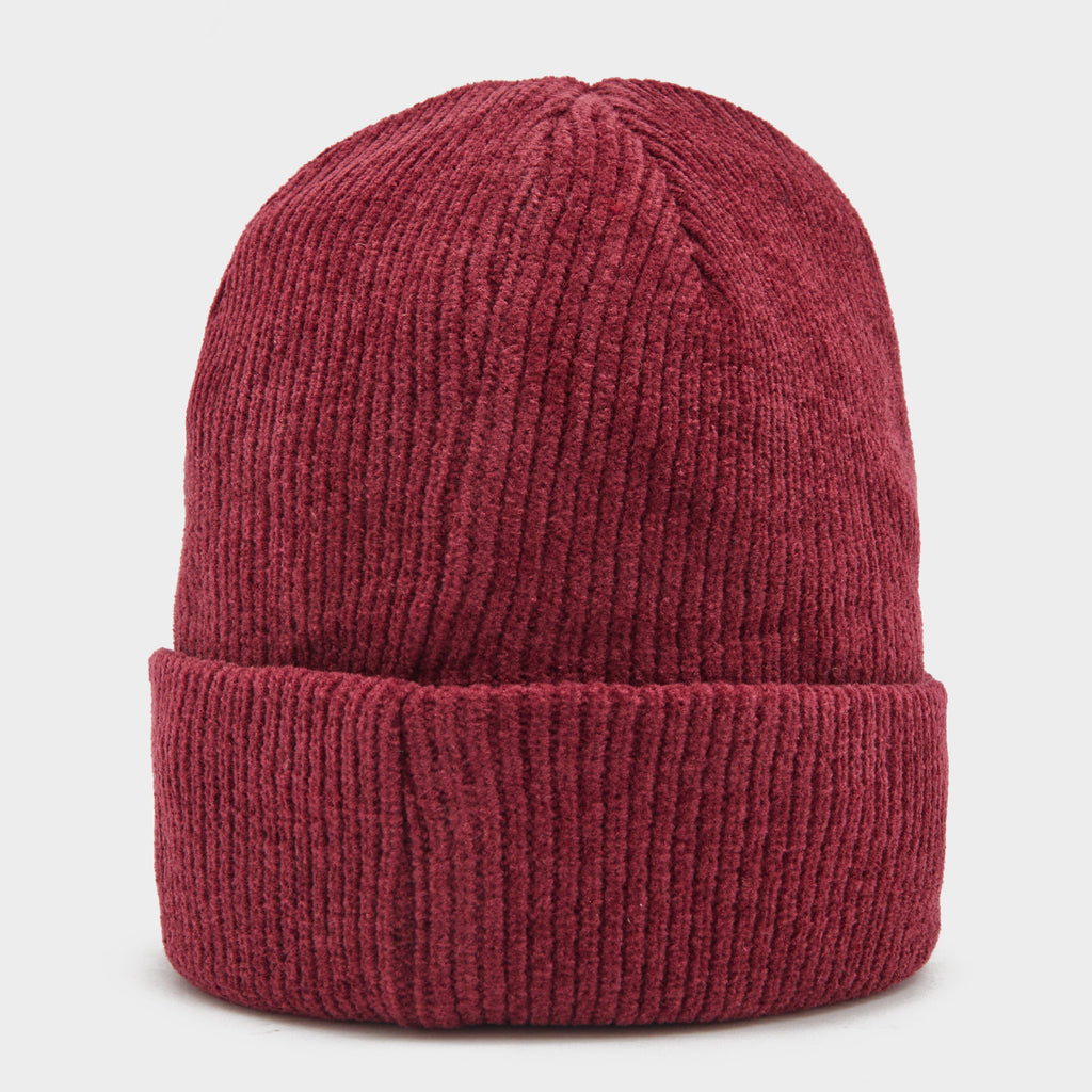 Womens Chenille Thermal Hat Burgundy