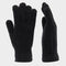 Womens Chenille Gloves Black