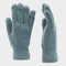 Womens Chenille Gloves Grey