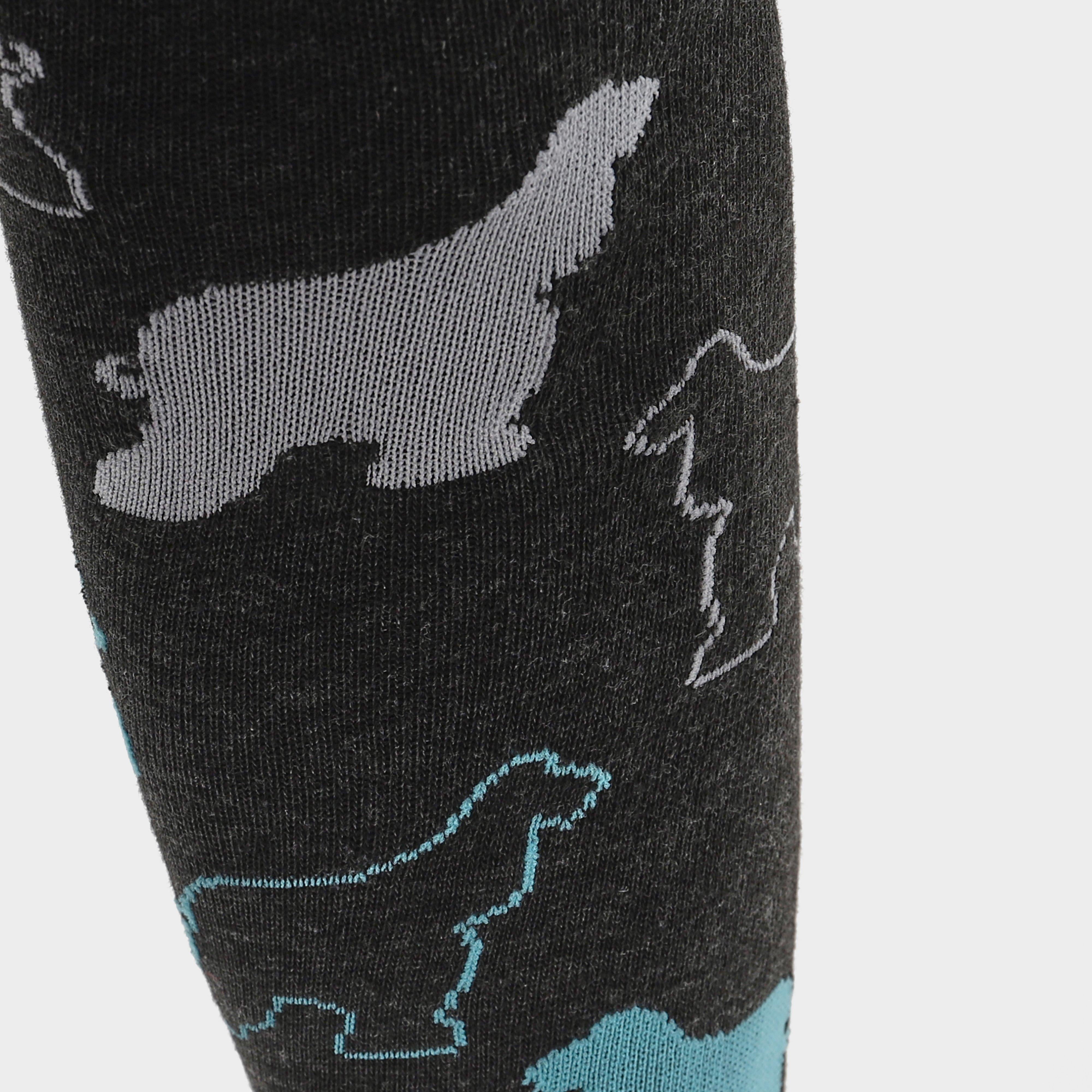 Womens Long Socks 5 Pack Dogs