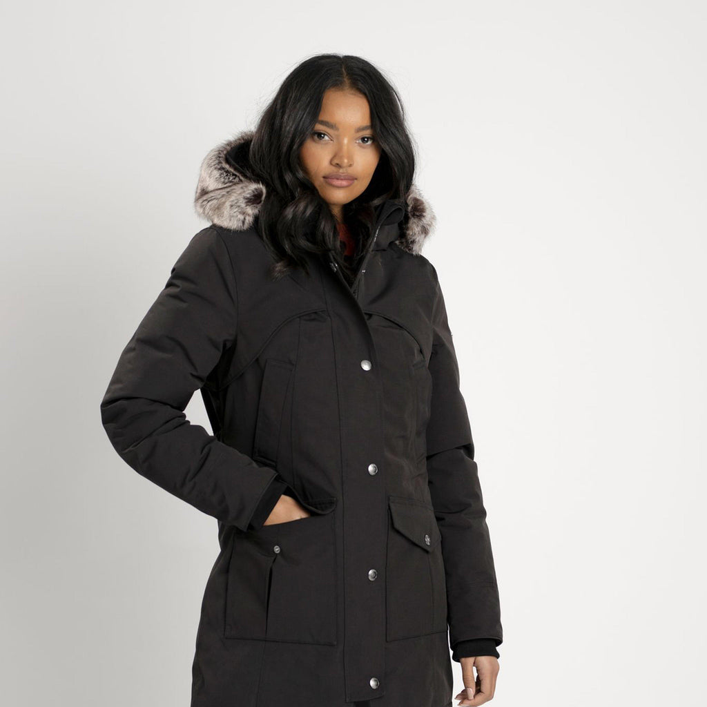 Womens Storm Coat Black