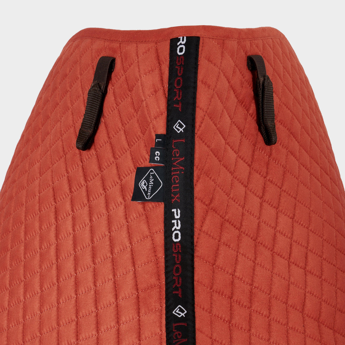 Suede Close Contact Square Saddle Pad Sienna