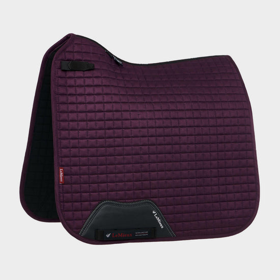 Suede Dressage Saddle Pad Fig