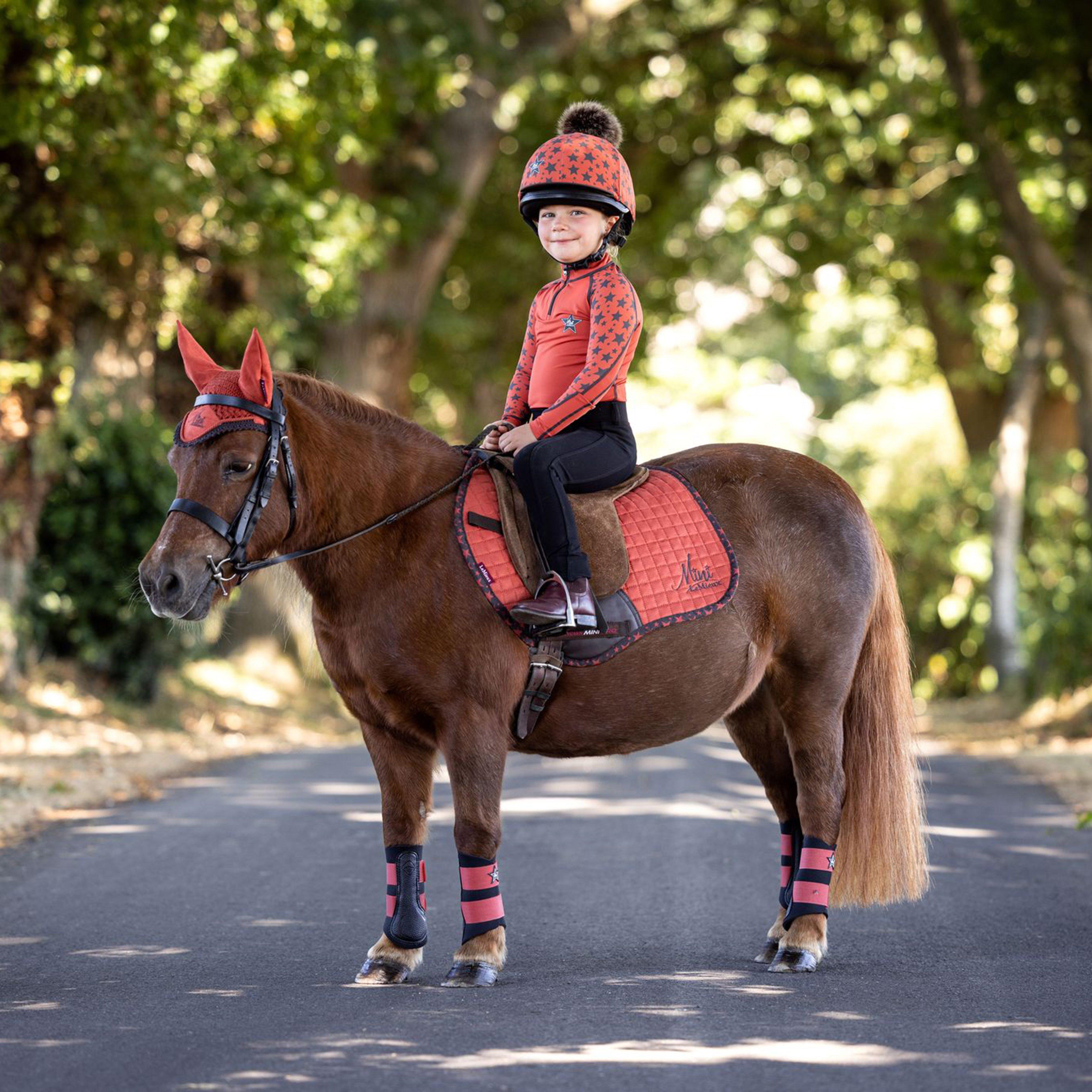 Mini Suede GP/Jump Square Saddle Pad Sienna