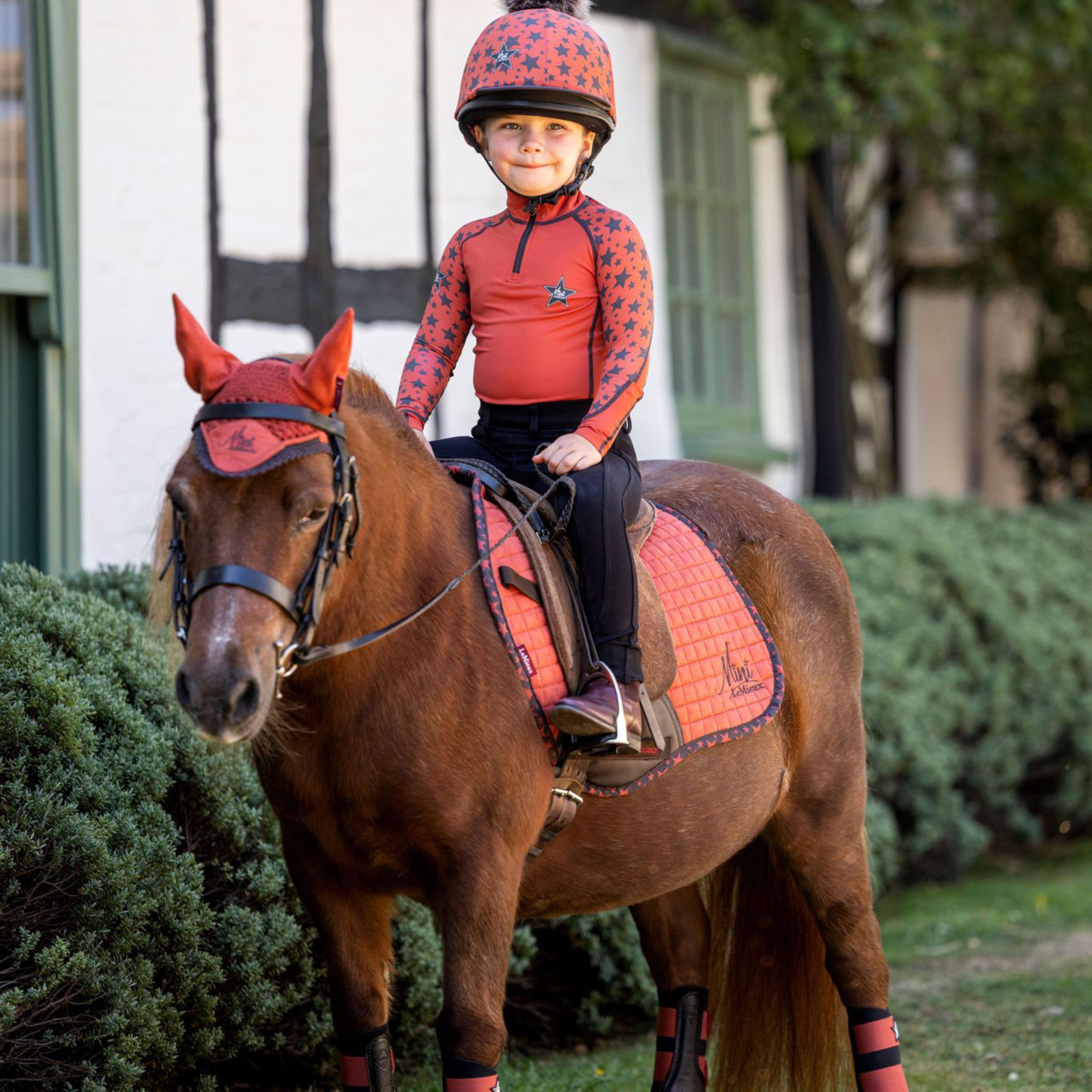 Mini Suede GP/Jump Square Saddle Pad Sienna