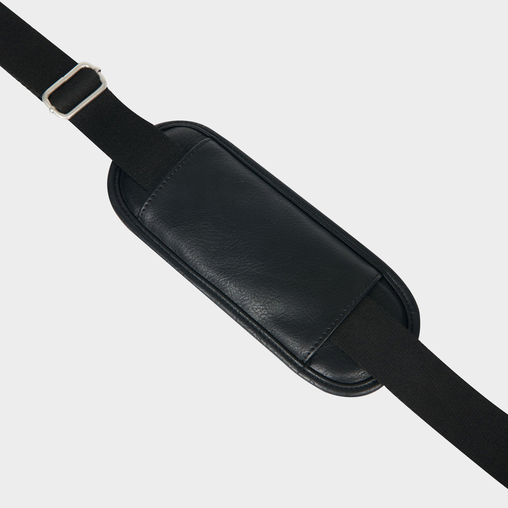 PU Leather Duffle Bag Black