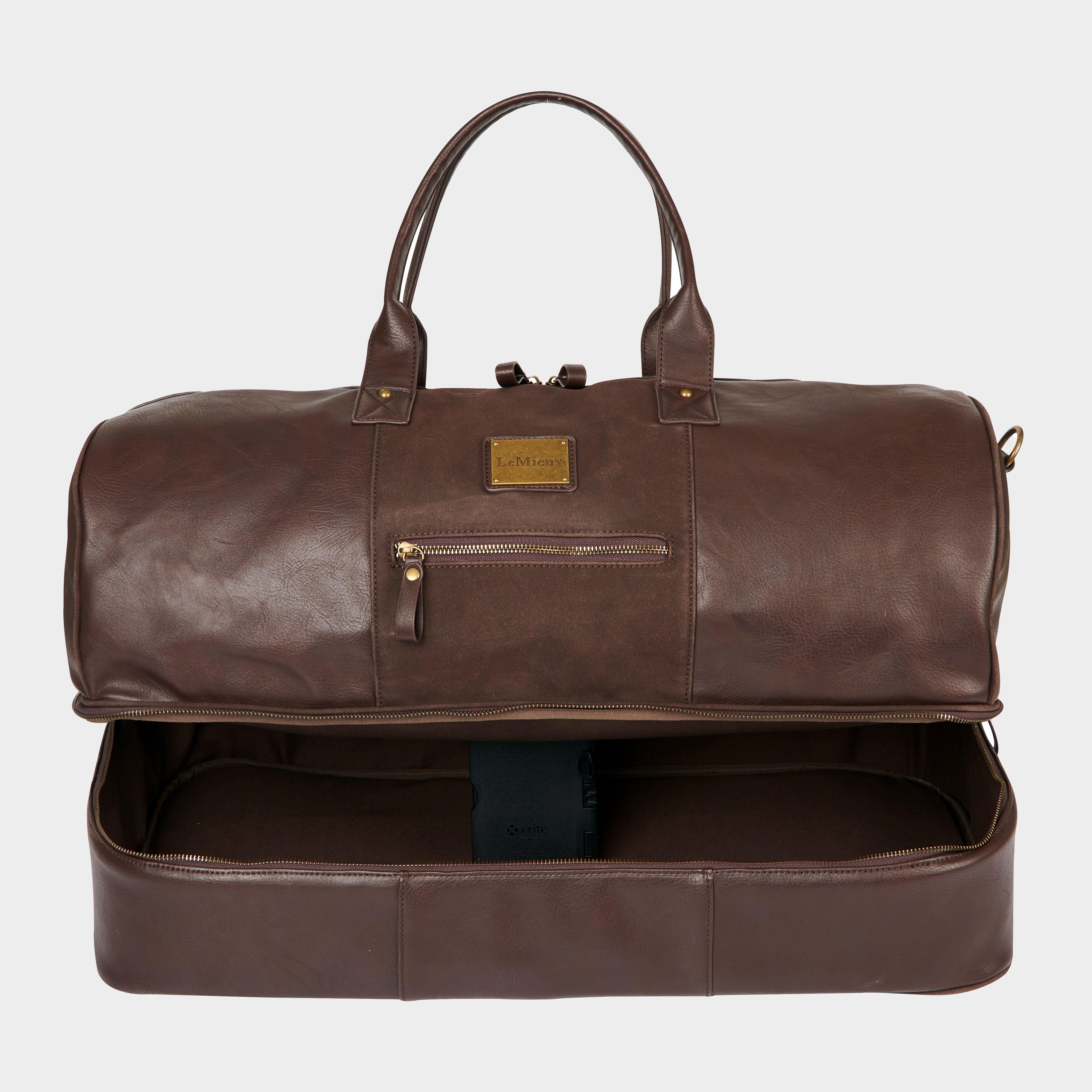 PU Leather Duffle Bag Brown
