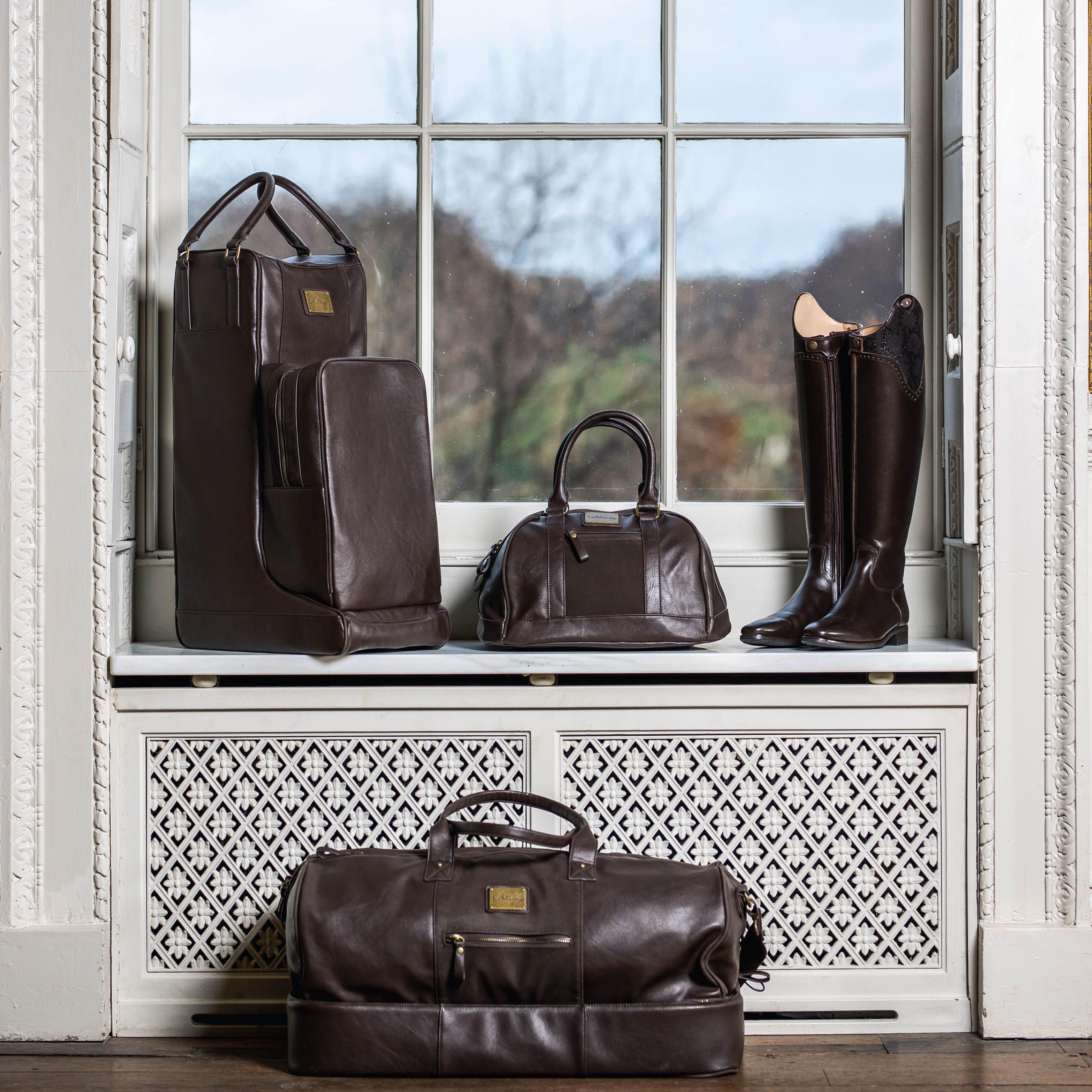 PU Leather Duffle Bag Brown