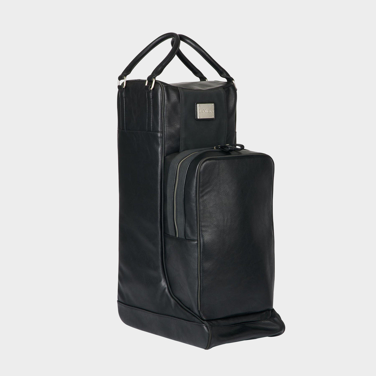 PU Leather Boot Bag Black
