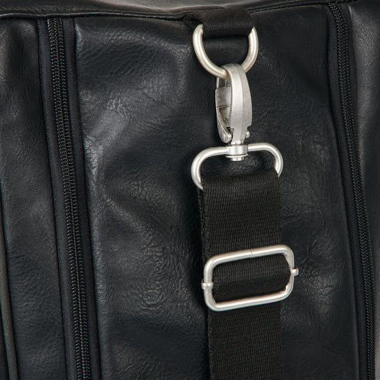 PU Leather Boot Bag Black
