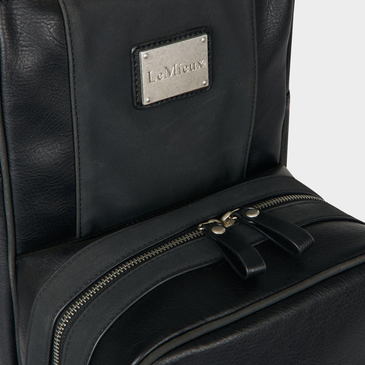 PU Leather Boot Bag Black