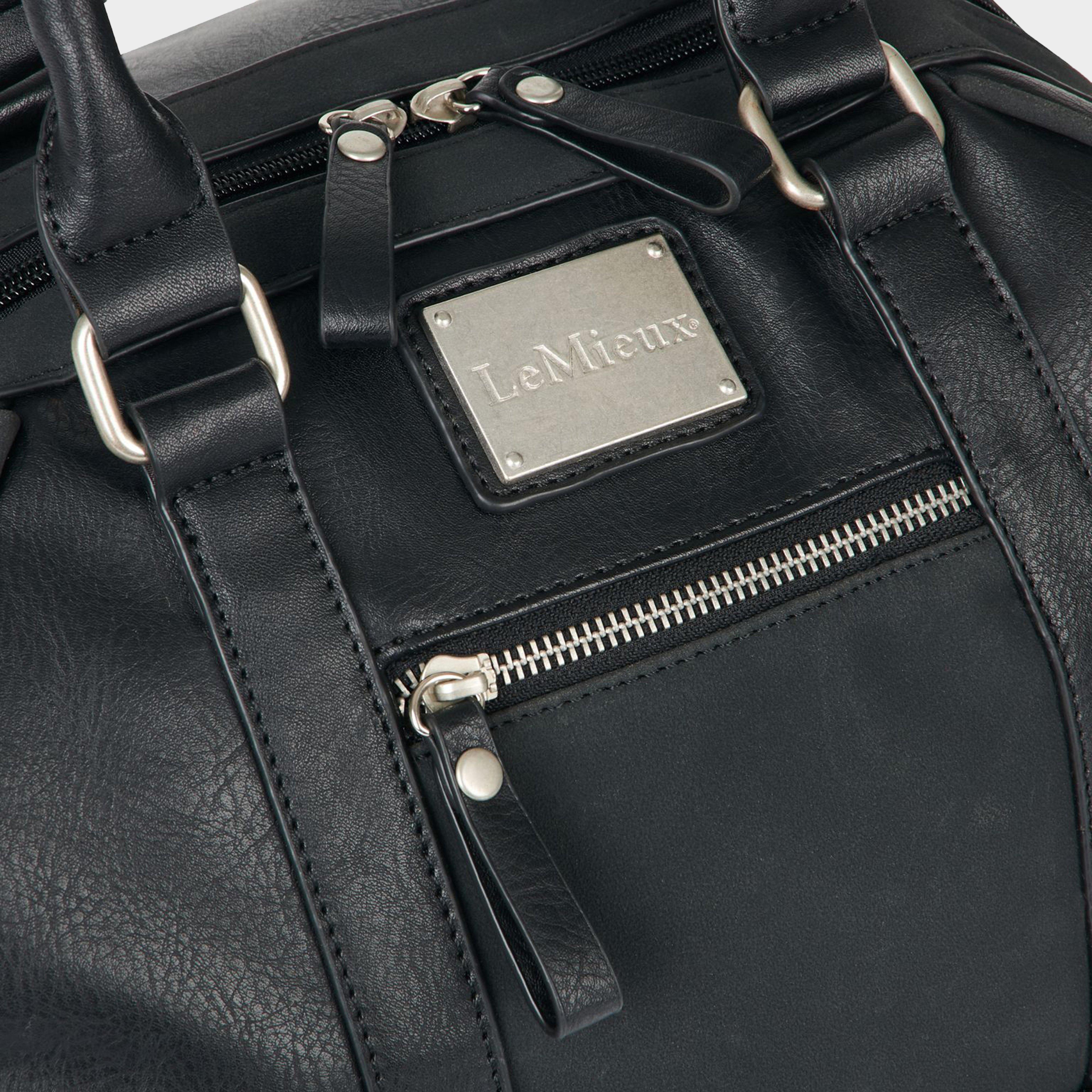 PU Leather Hat Bag Black