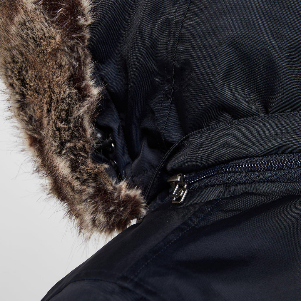 Womens Waterproof Short Riding Coat Navy