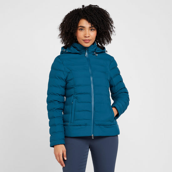 Womens Elize Waterproof Puffer Jacket Marine