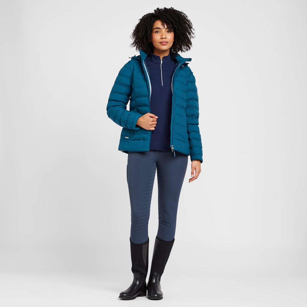 Womens Elize Waterproof Puffer Jacket Marine