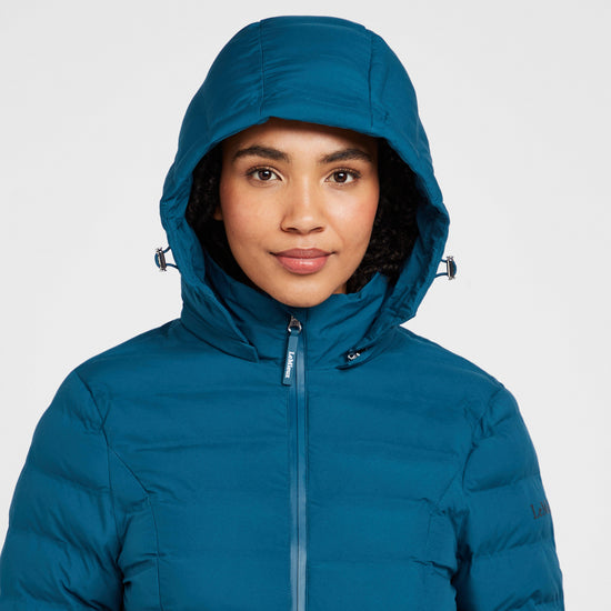 Womens Elize Waterproof Puffer Jacket Marine