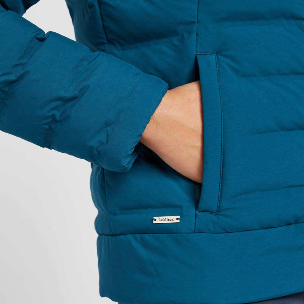 Womens Elize Waterproof Puffer Jacket Marine