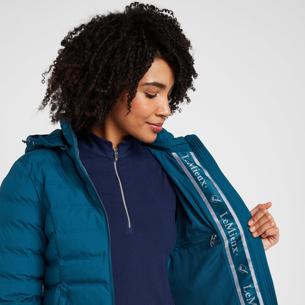 Womens Elize Waterproof Puffer Jacket Marine