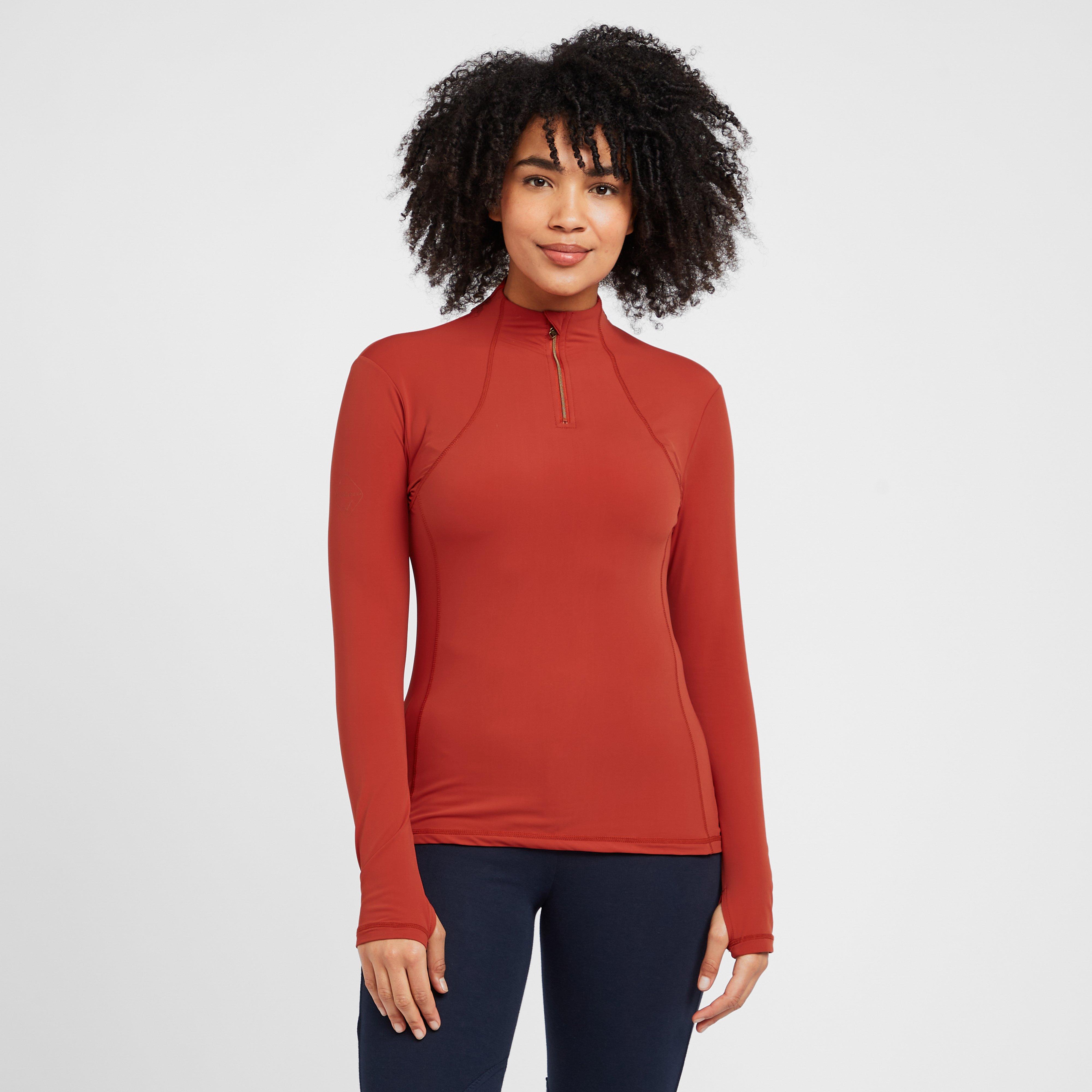 Womens Liberte 1/4 Zip Base Layer Sienna