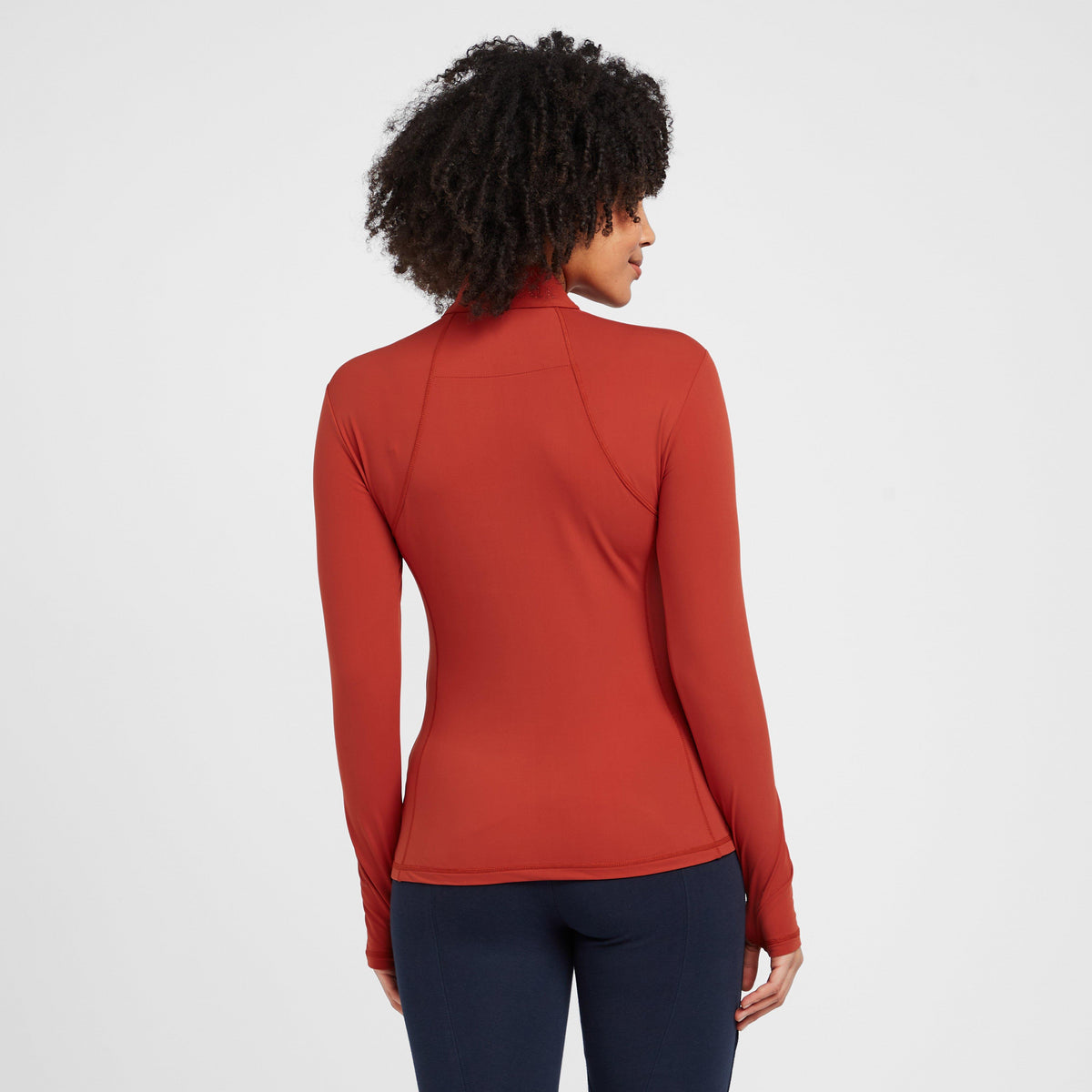 Womens Liberte 1/4 Zip Base Layer Sienna