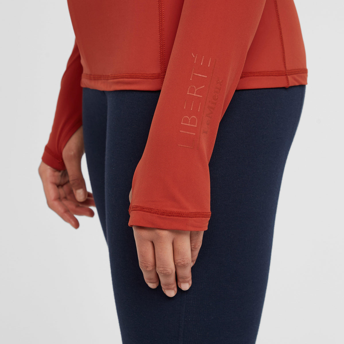 Womens Liberte 1/4 Zip Base Layer Sienna