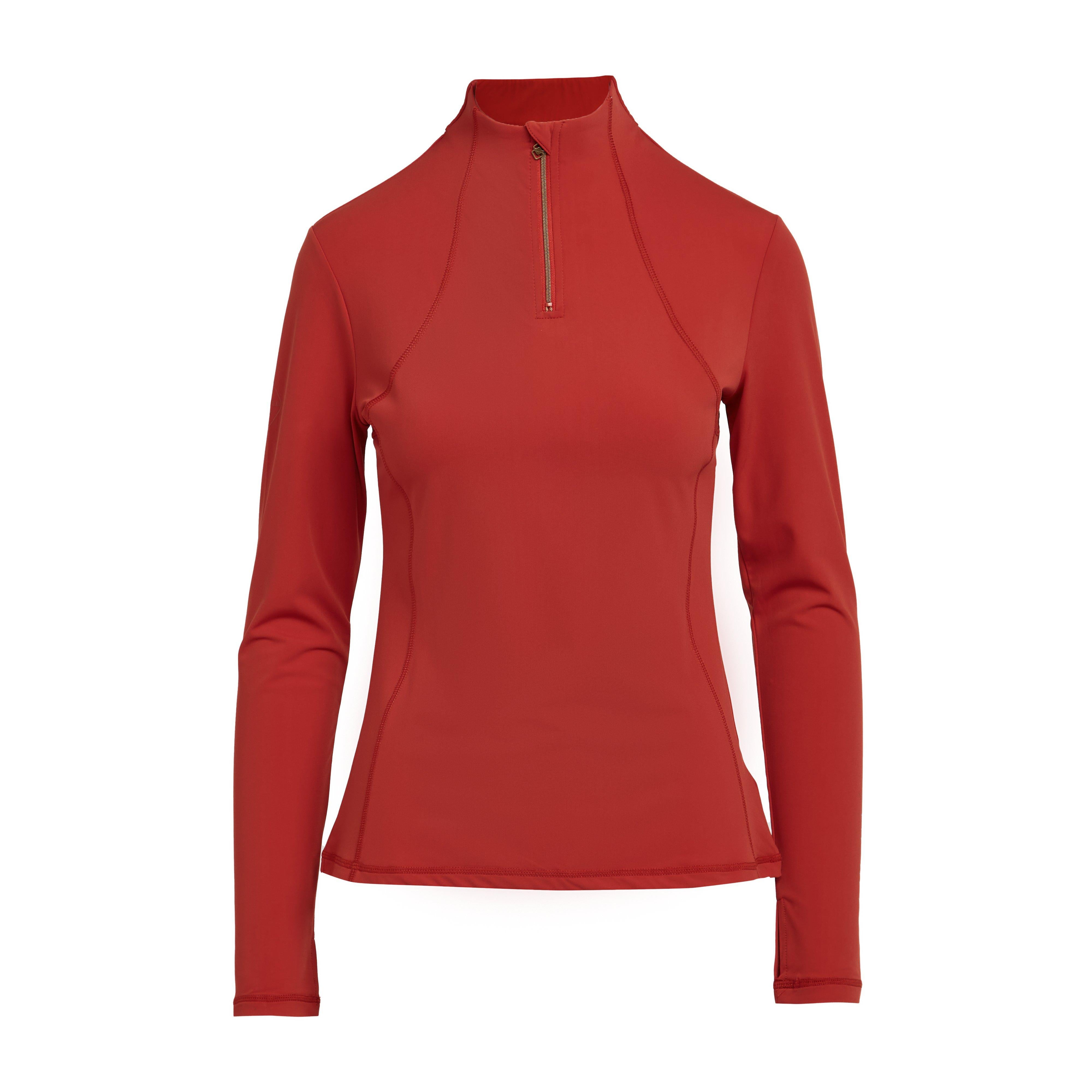 Womens Liberte 1/4 Zip Base Layer Sienna