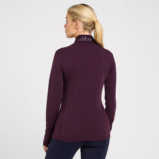 Womens Liberte 1/4 Zip Base Layer Fig