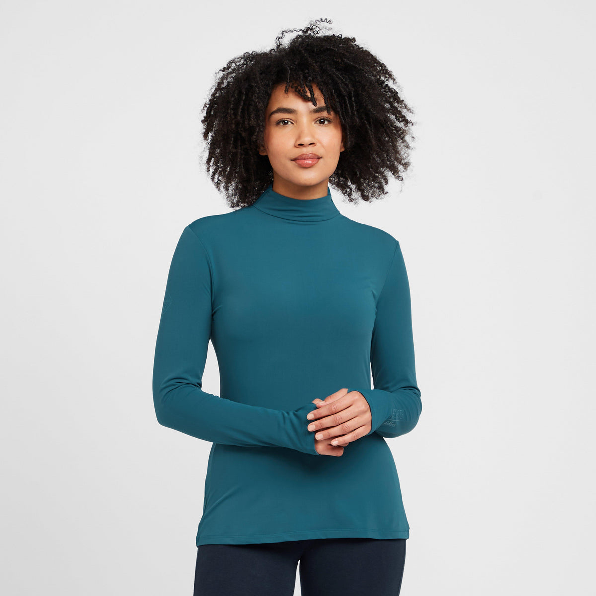Womens Liberte High Neck Base Layer Marine