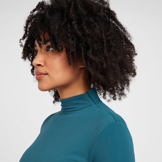 Womens Liberte High Neck Base Layer Marine