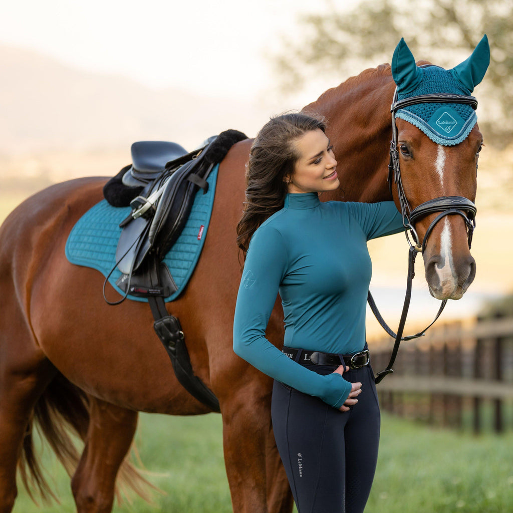 Womens Liberte High Neck Base Layer Marine