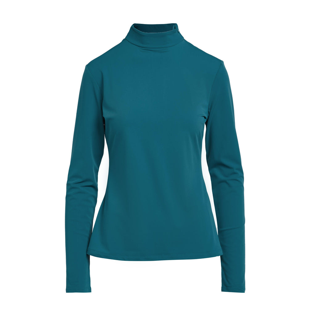 Womens Liberte High Neck Base Layer Marine