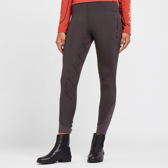 Womens Winter Pull On Breeches Liquorice
