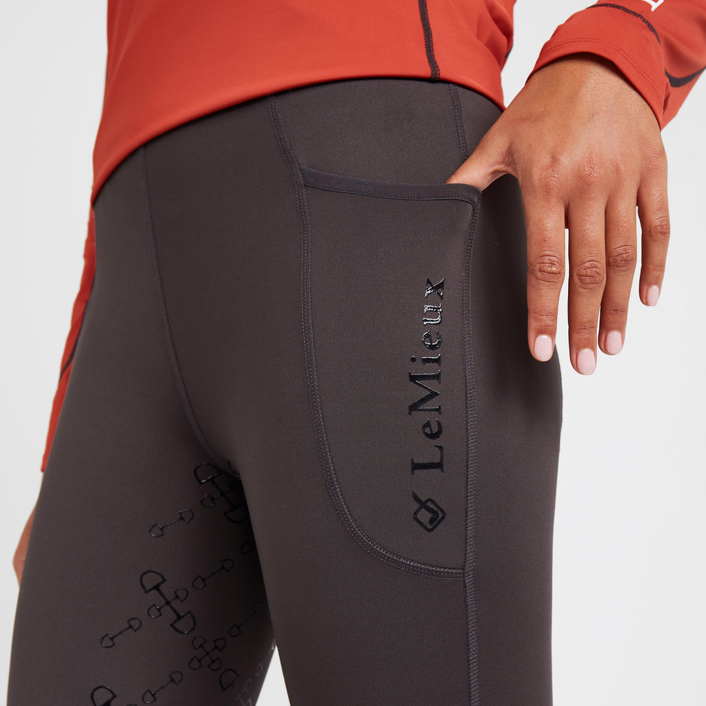 Womens Winter Pull On Breeches Liquorice
