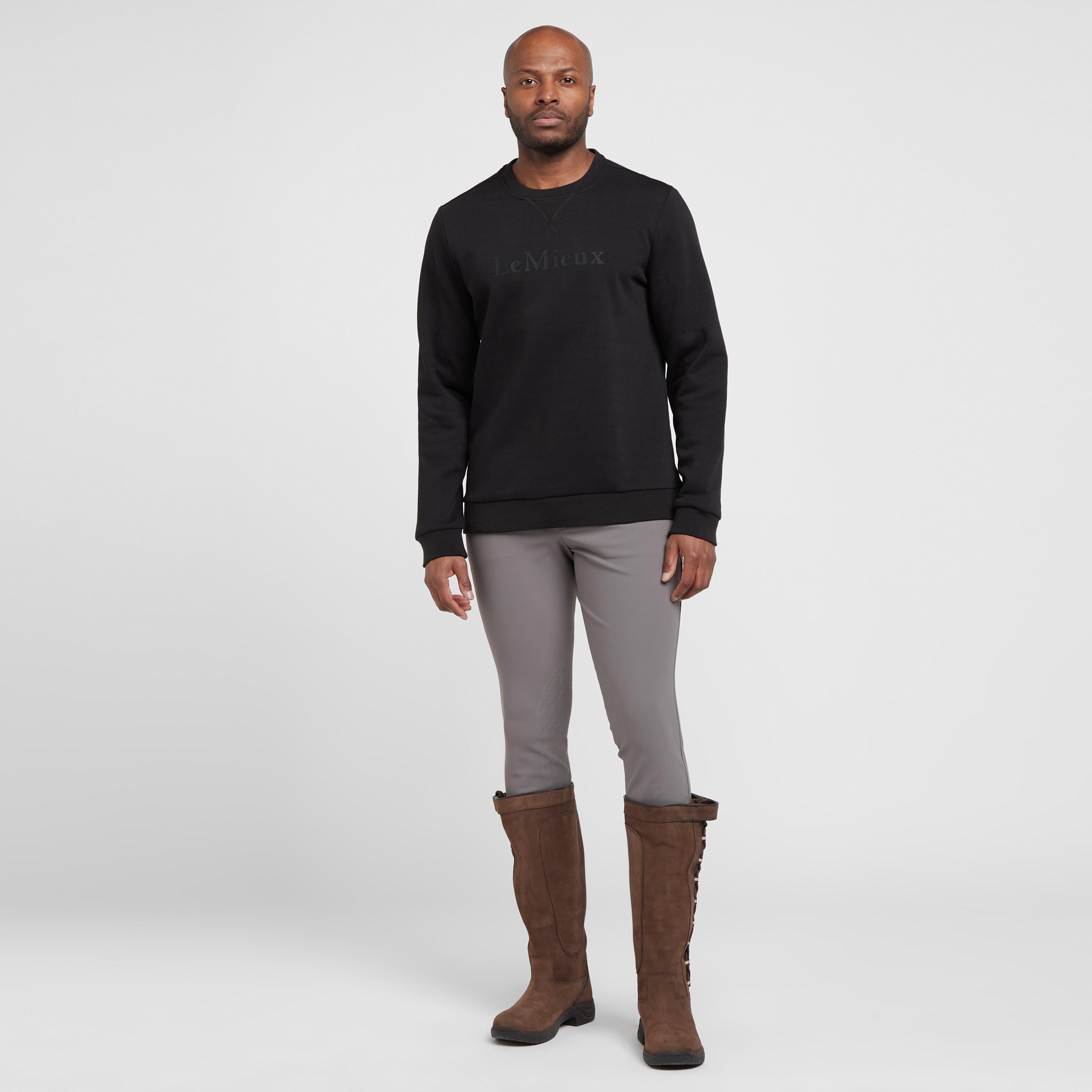 Mens Elite Round Neck Sweater Black