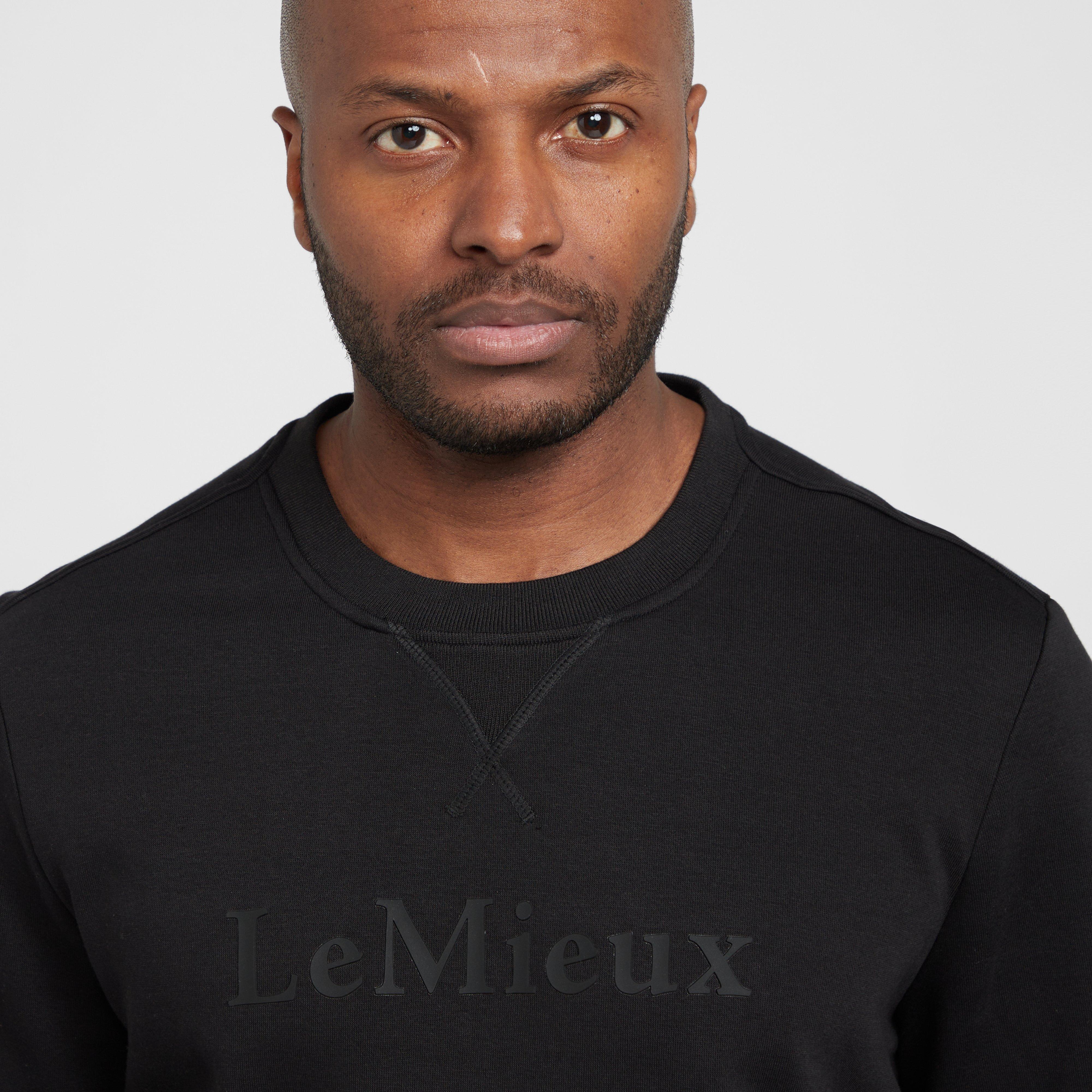 Mens Elite Round Neck Sweater Black