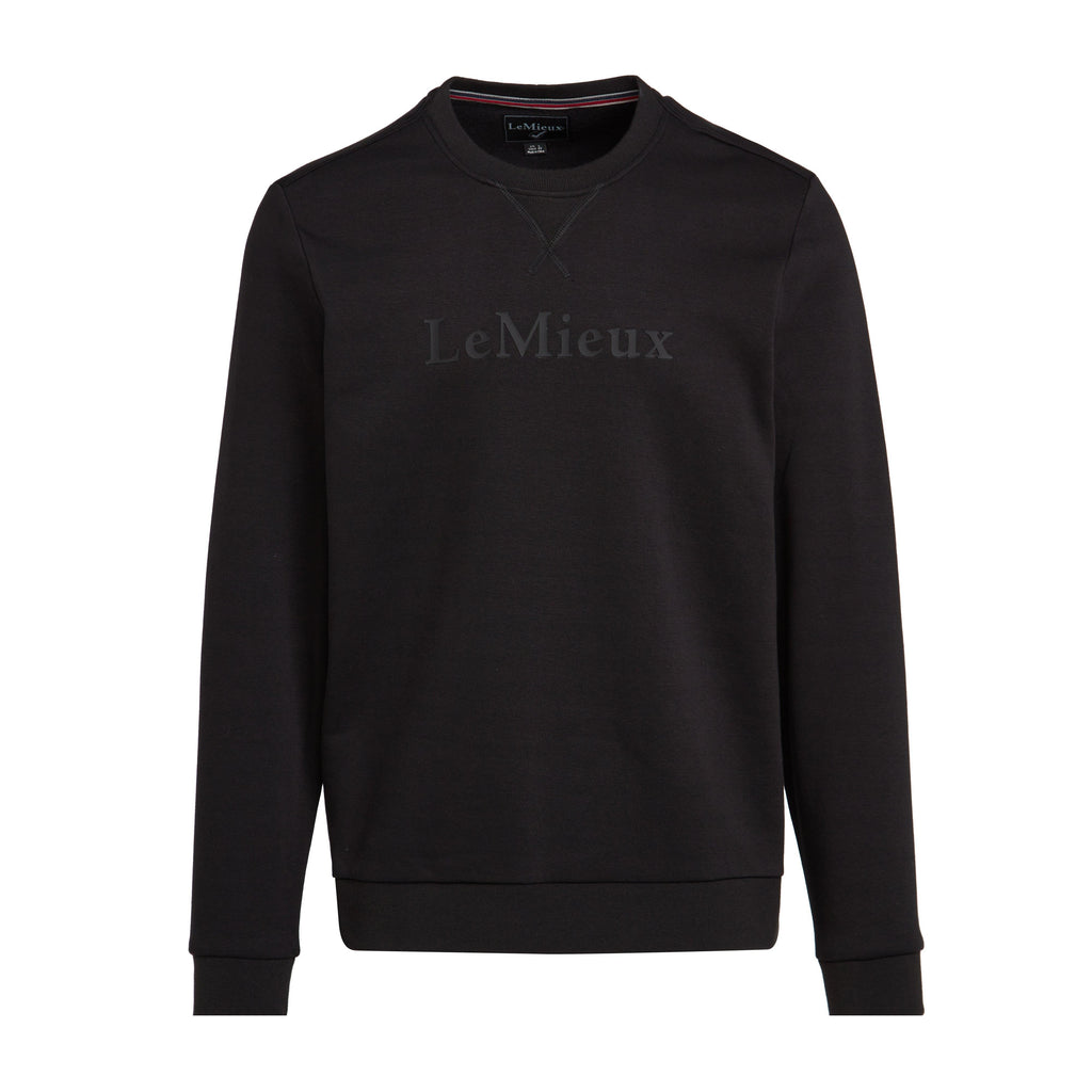 Mens Elite Round Neck Sweater Black