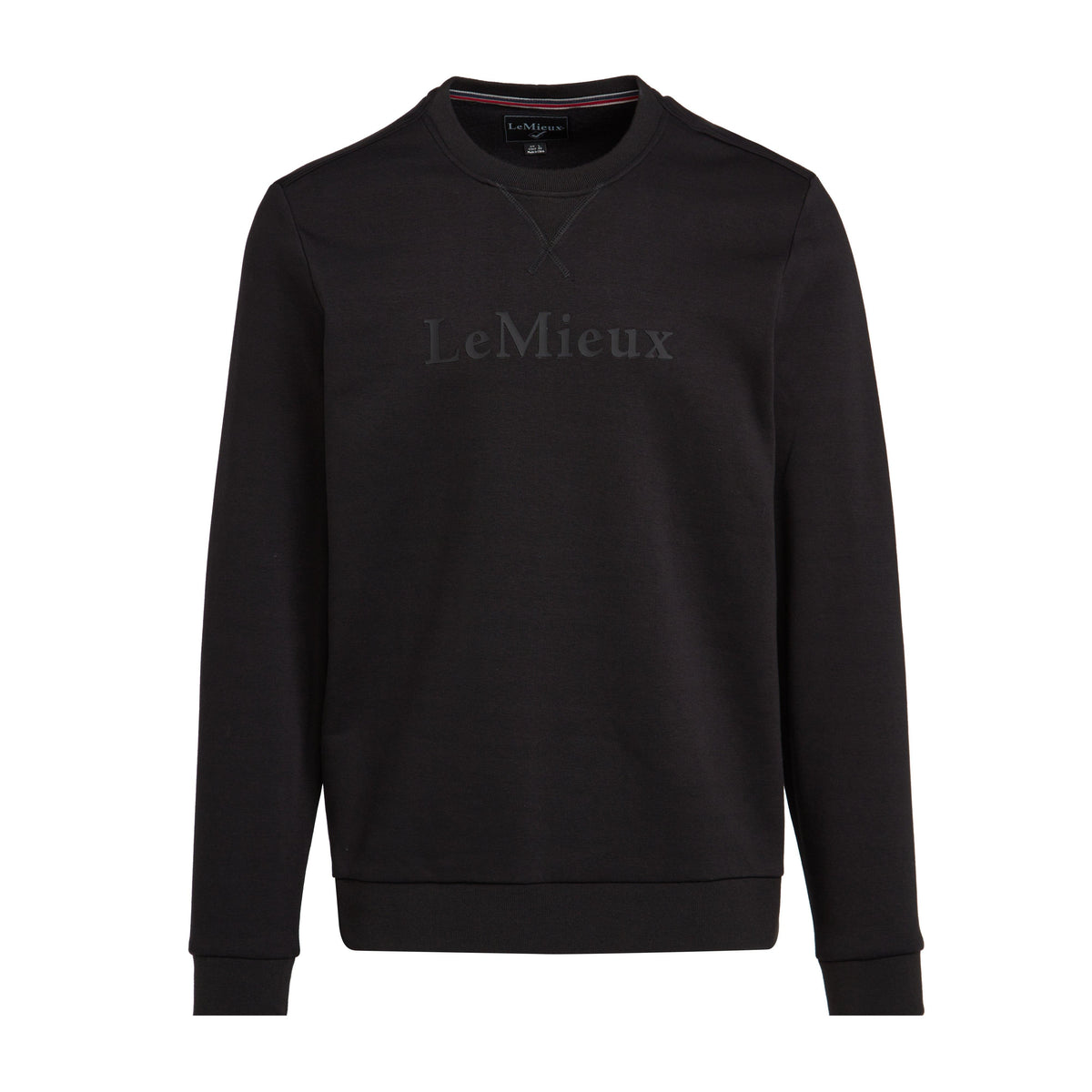 Mens Elite Round Neck Sweater Black