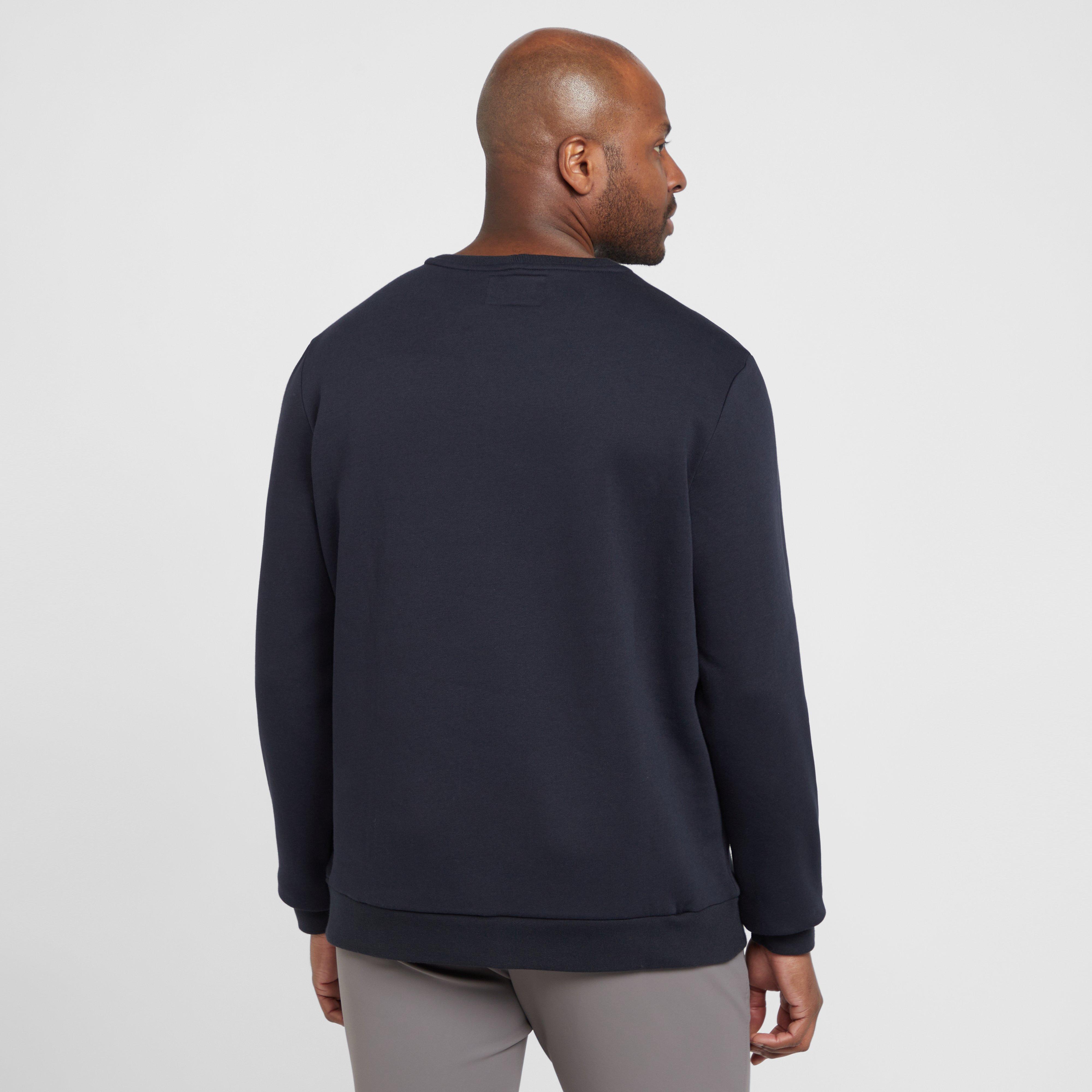 Mens Elite Round Neck Sweater Navy