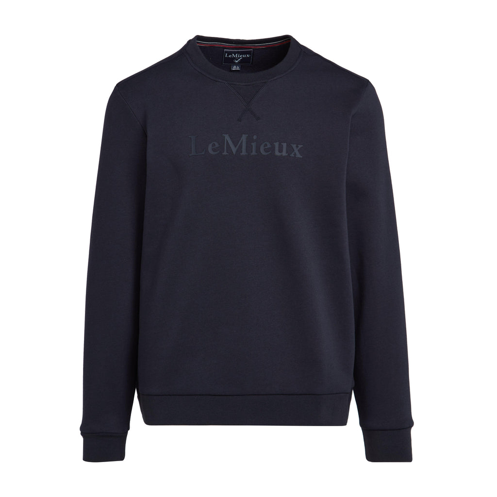 Mens Elite Round Neck Sweater Navy