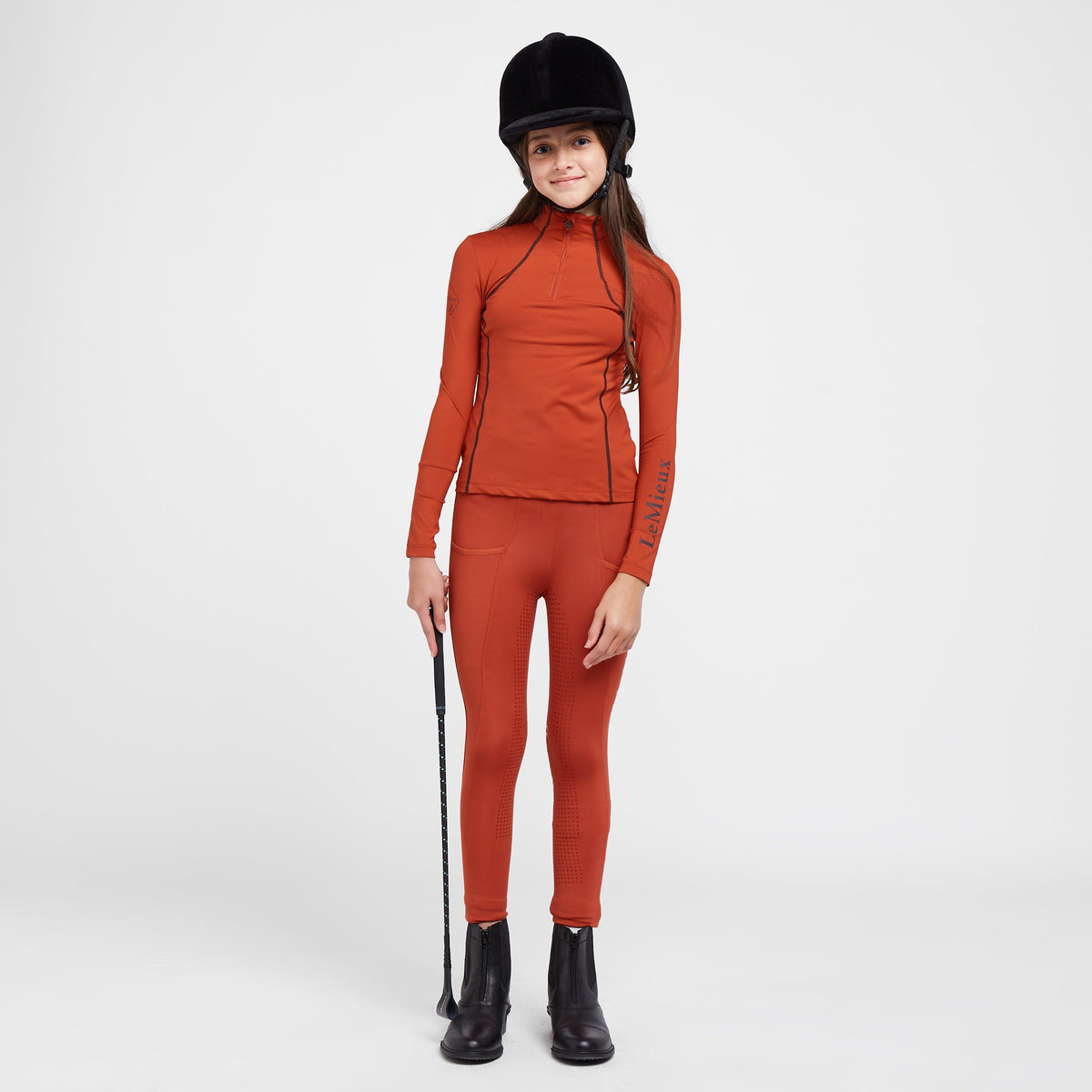 Young Rider Pull On Breeches Sienna