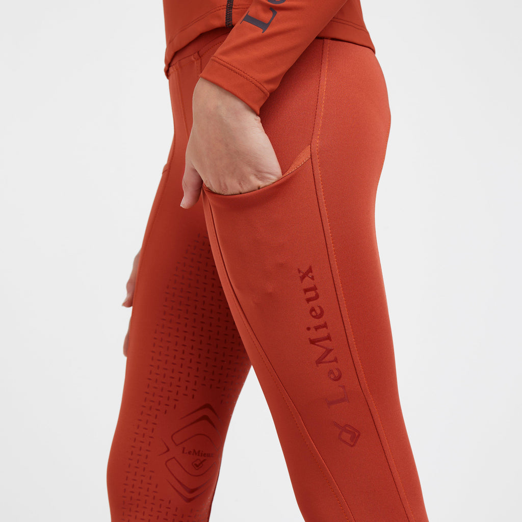 Young Rider Pull On Breeches Sienna