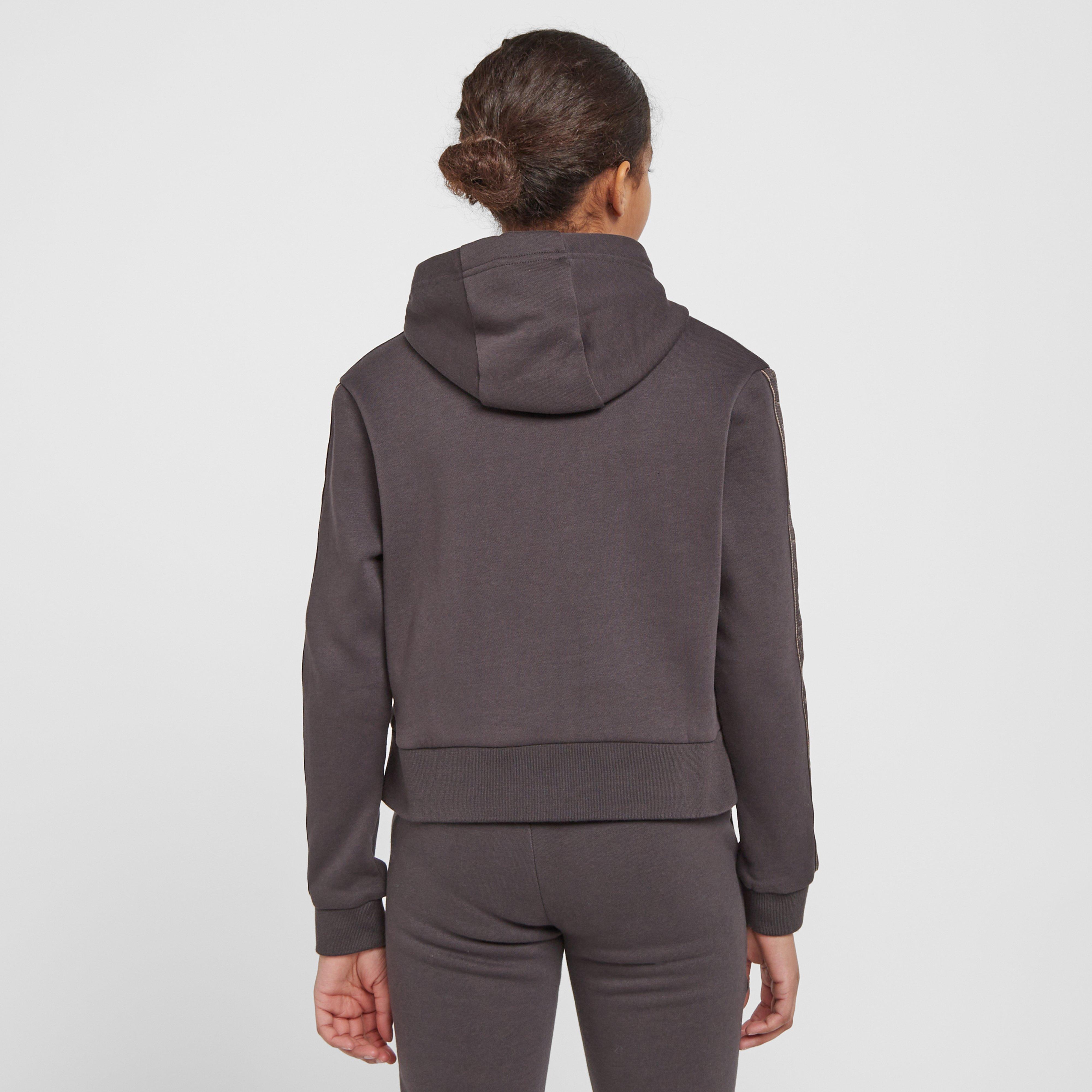 Kids Young Rider Cropped Hoodie Liquorice