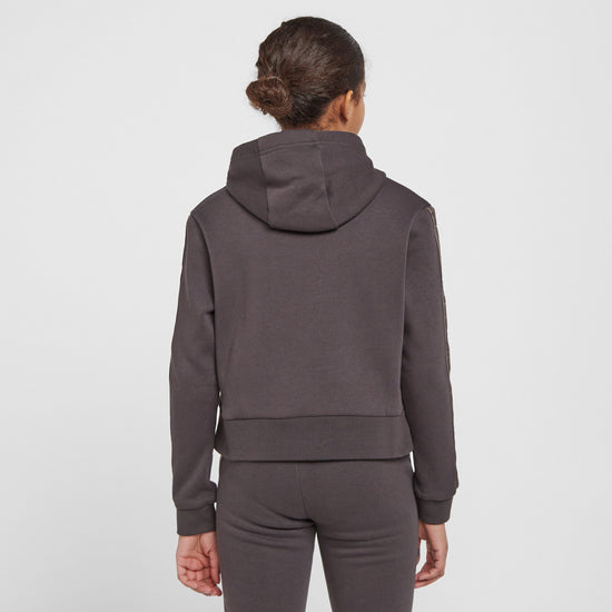 Kids Young Rider Cropped Hoodie Liquorice