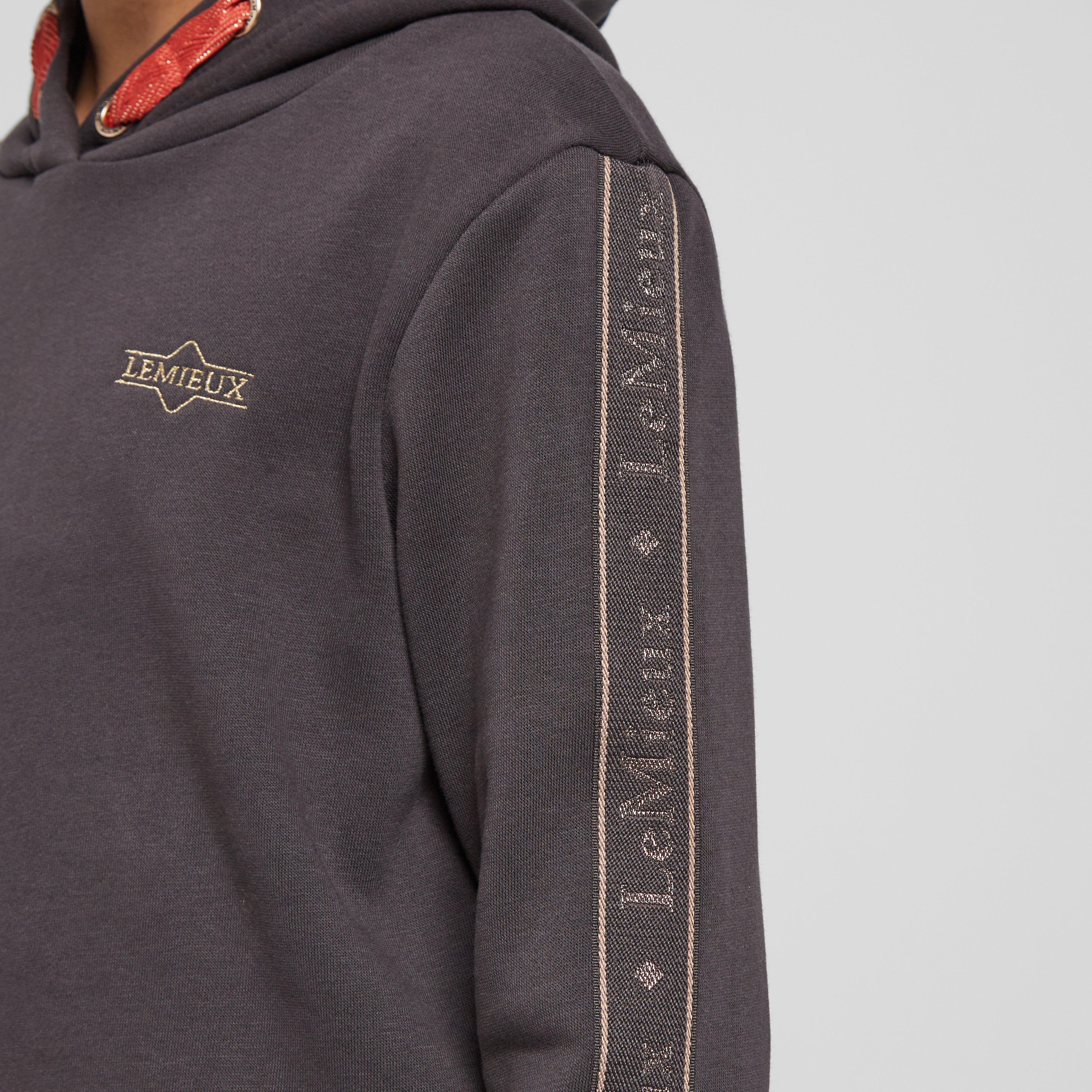 Kids Young Rider Cropped Hoodie Liquorice